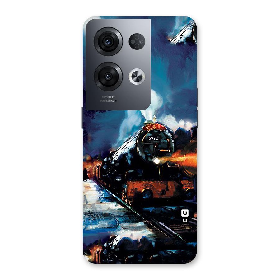 Train Art Back Case for Oppo Reno8 Pro 5G