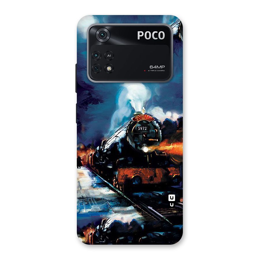 Train Art Back Case for Poco M4 Pro 4G