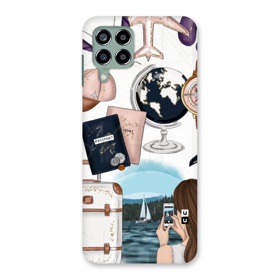 Travel Diaries Back Case for Galaxy M33