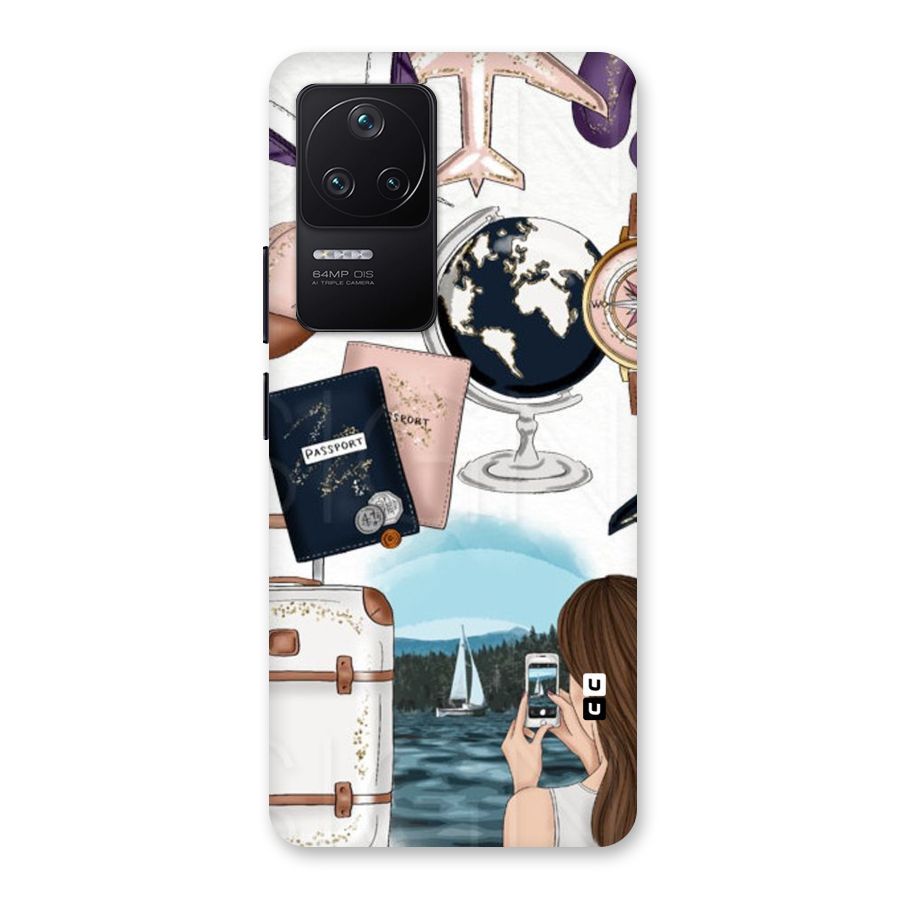 Travel Diaries Back Case for Poco F4 5G