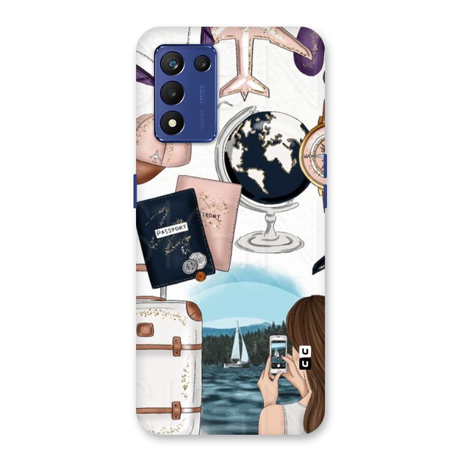 Travel Diaries Back Case for Realme 9 5G Speed