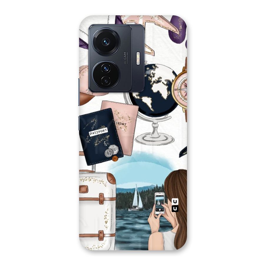 Travel Diaries Back Case for Vivo T1 Pro