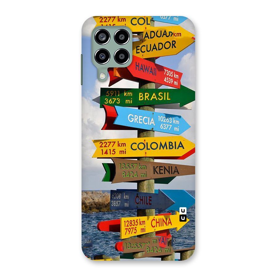 Travel Directions Back Case for Galaxy M33