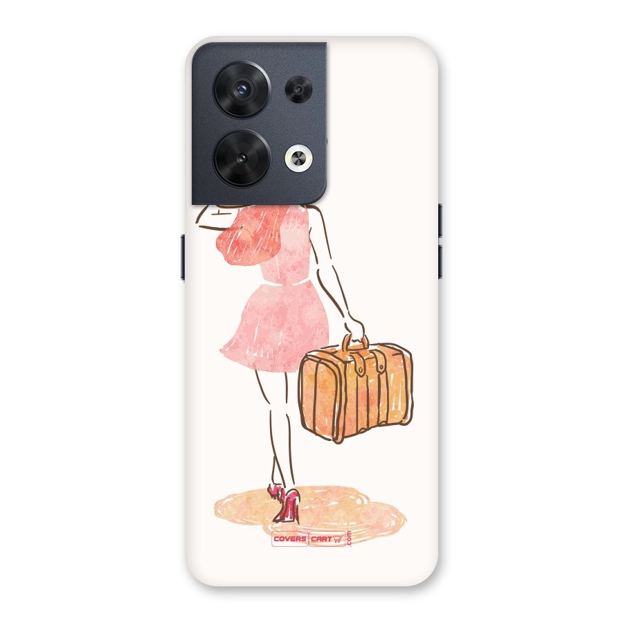 Travel Girl Back Case for Oppo Reno8 5G