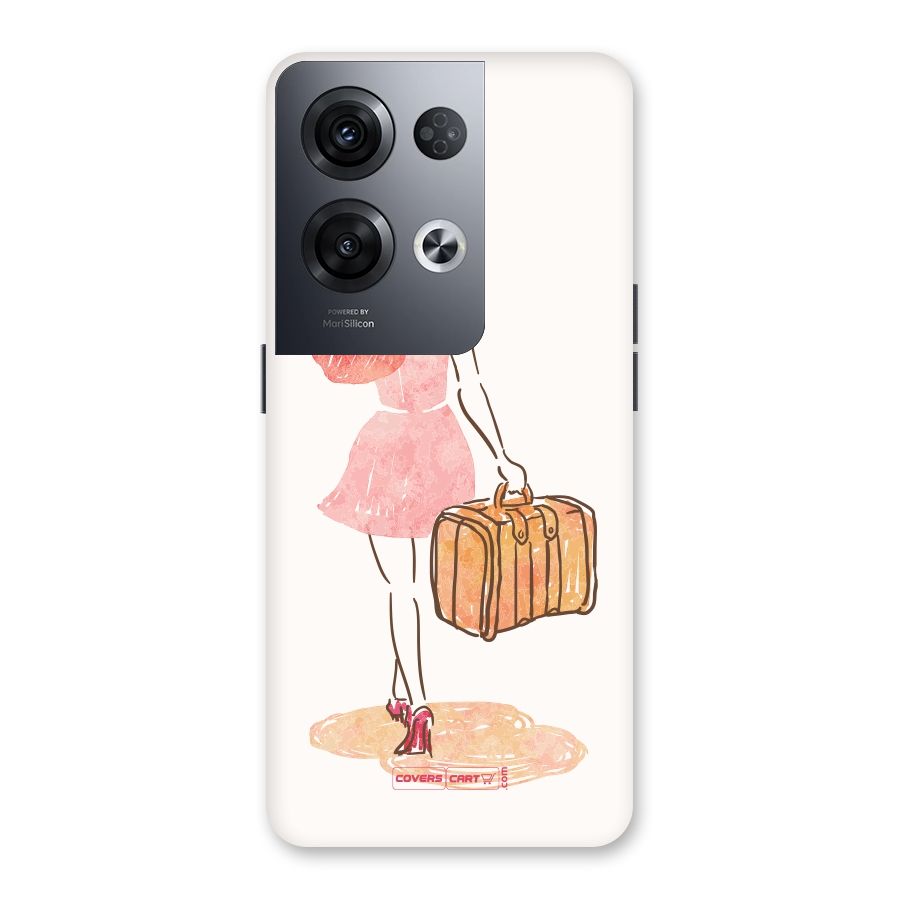 Travel Girl Back Case for Oppo Reno8 Pro 5G