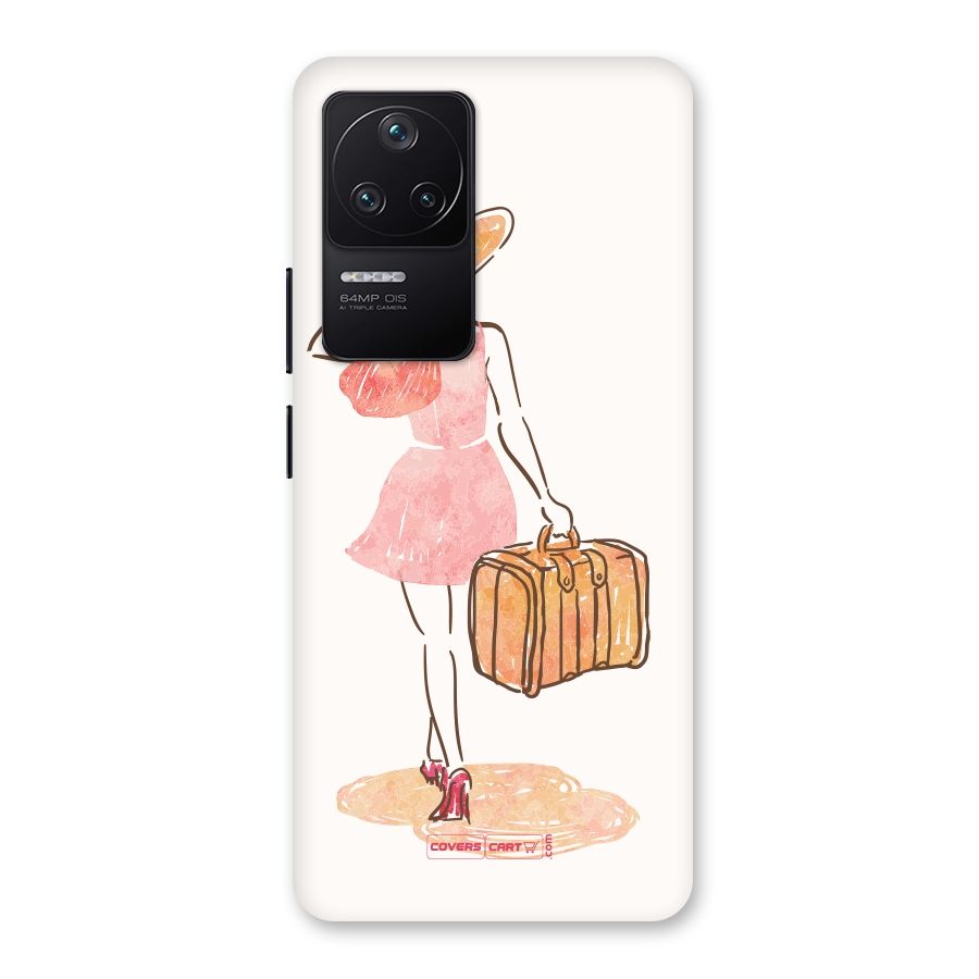 Travel Girl Back Case for Poco F4 5G