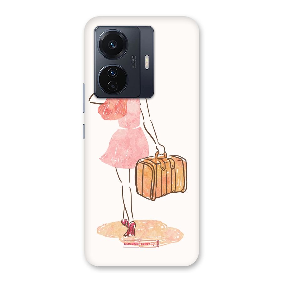 Travel Girl Back Case for Vivo T1 Pro