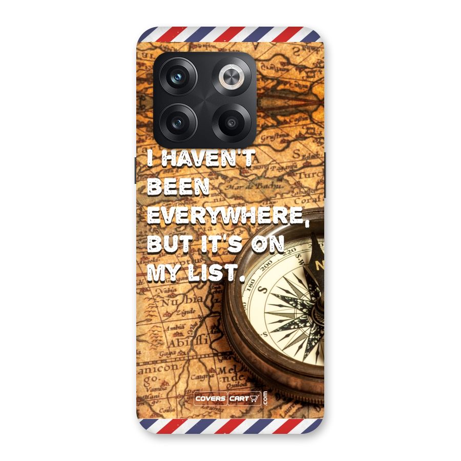 Travel Map Back Case for OnePlus 10T