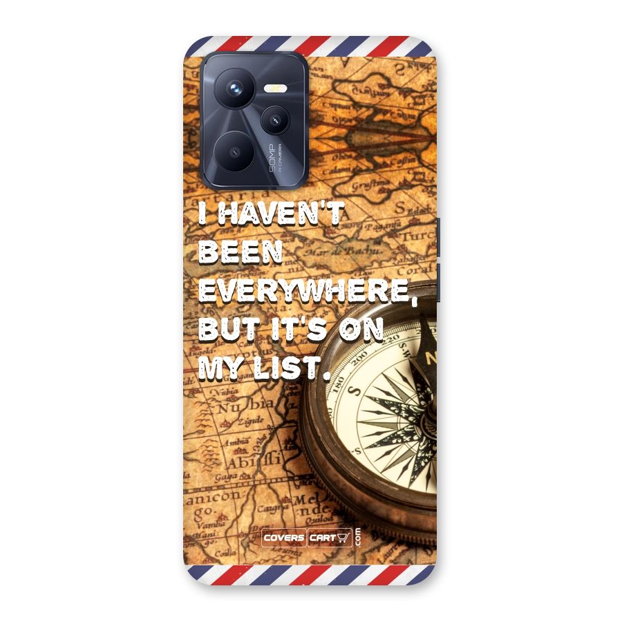 Travel Map Back Case for Realme C35
