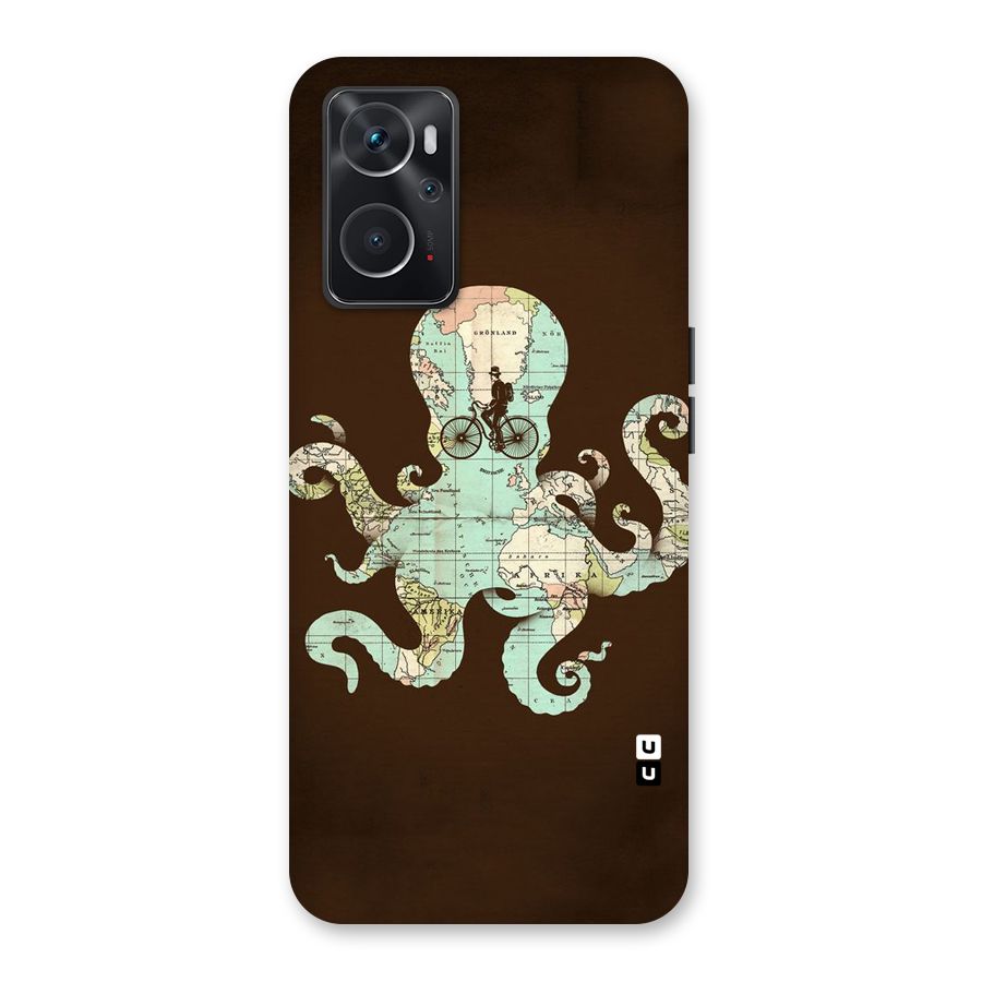 Travel Octopus Back Case for Oppo K10 4G