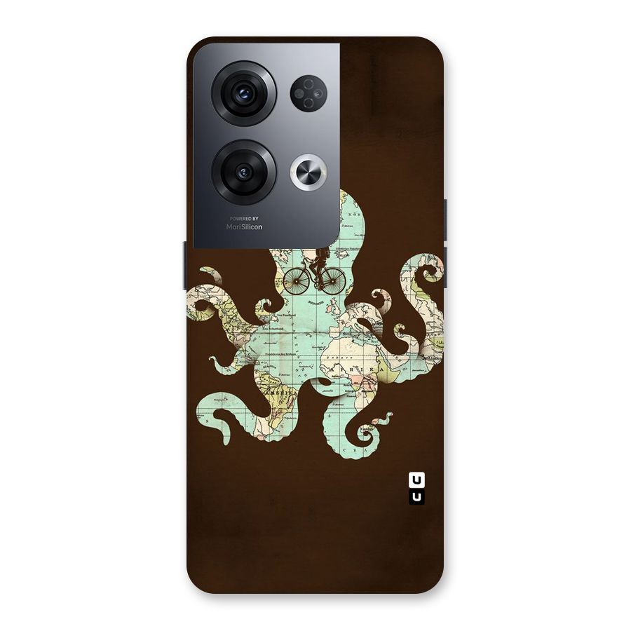 Travel Octopus Back Case for Oppo Reno8 Pro 5G
