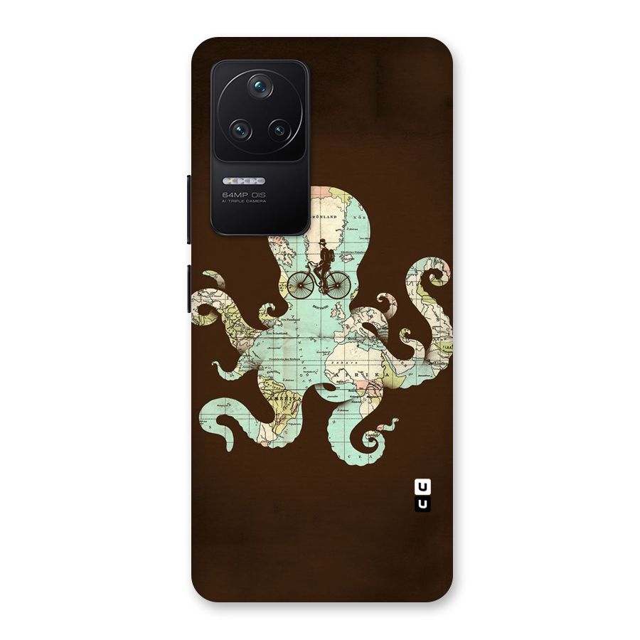 Travel Octopus Back Case for Poco F4 5G