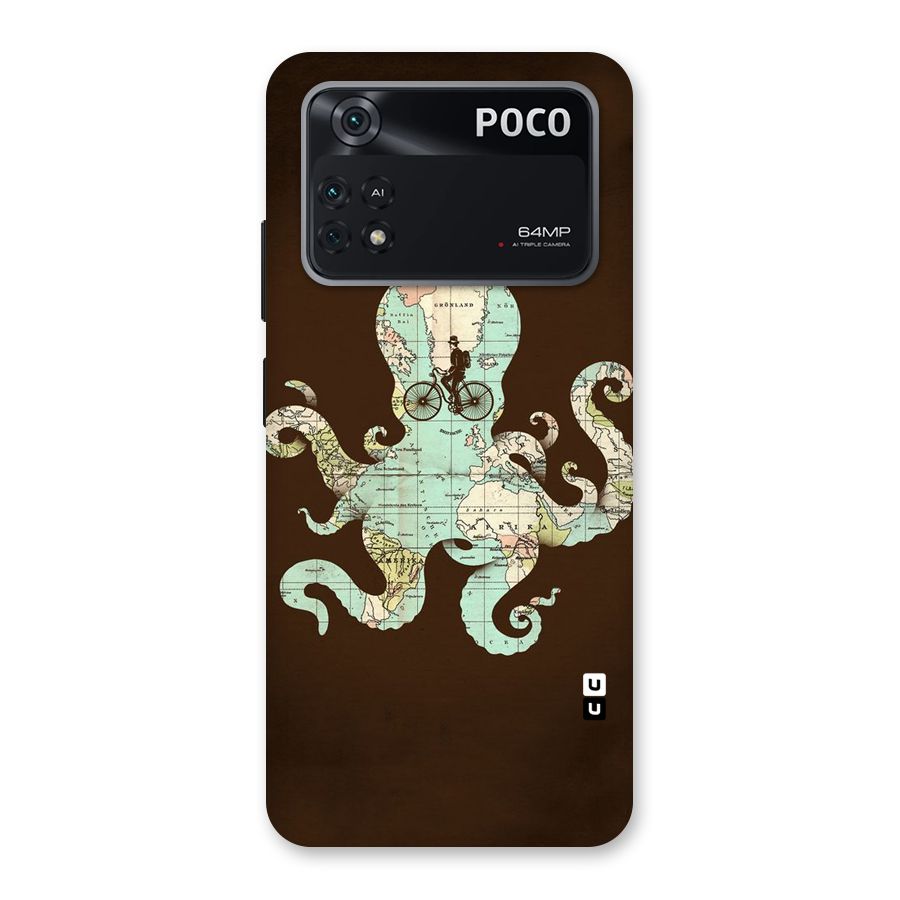 Travel Octopus Back Case for Poco M4 Pro 4G