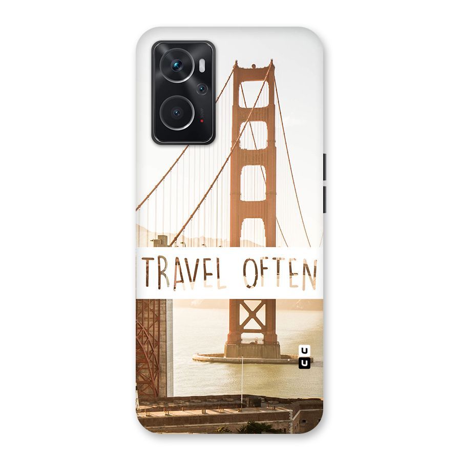 Travel Often Back Case for Oppo K10 4G