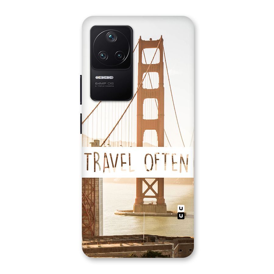 Travel Often Back Case for Poco F4 5G