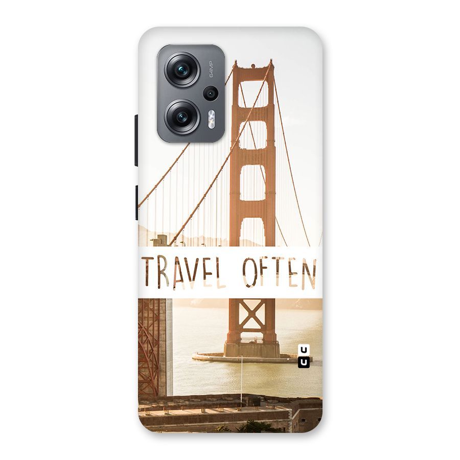 Travel Often Back Case for Redmi K50i