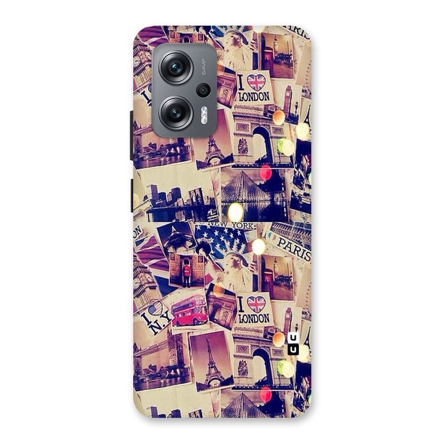 Travel Pictures Back Case for Redmi K50i