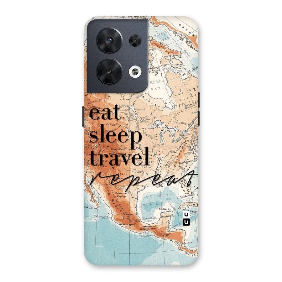 Travel Repeat Back Case for Oppo Reno8 5G