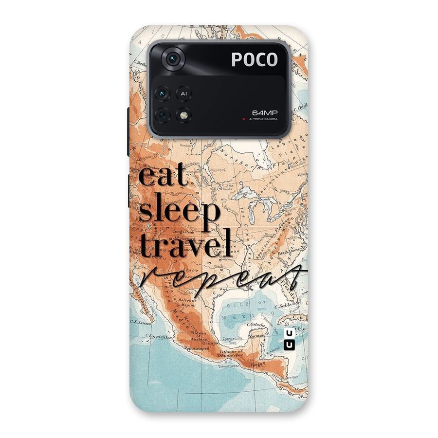 Travel Repeat Back Case for Poco M4 Pro 4G