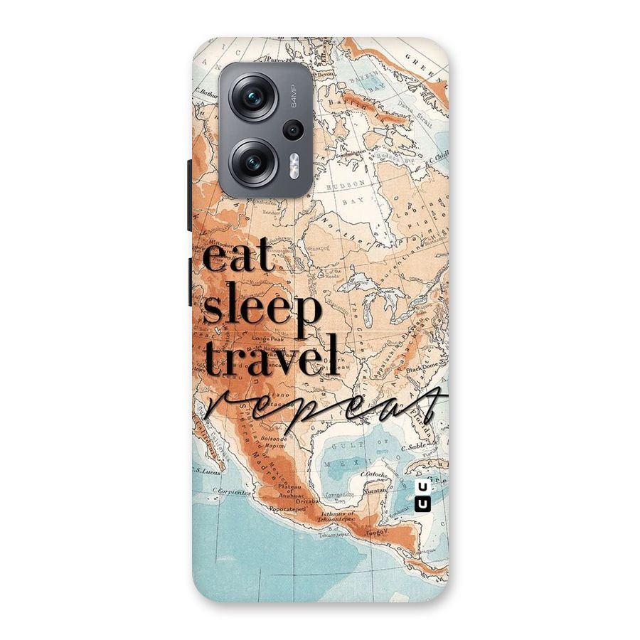 Travel Repeat Back Case for Redmi K50i