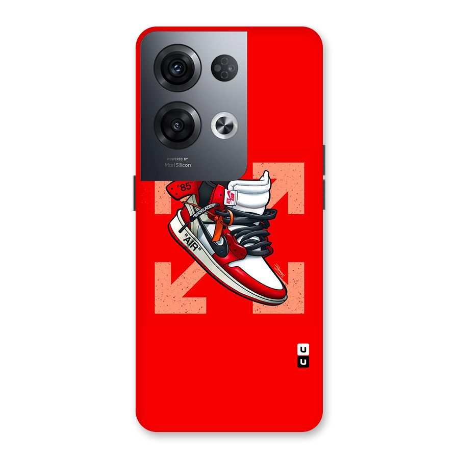 Trendy Air Shoes Back Case for Oppo Reno8 Pro 5G