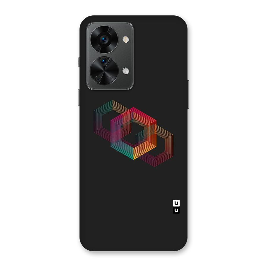 Tri-hexa Colours Back Case for OnePlus Nord 2T