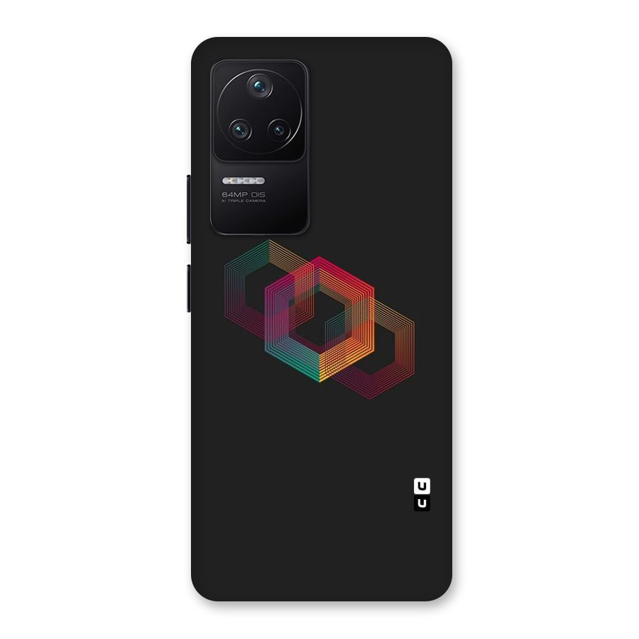 Tri-hexa Colours Back Case for Poco F4 5G