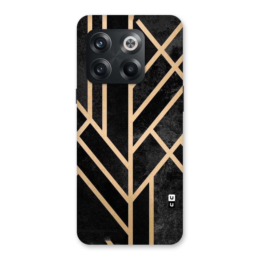 Tri Lines Gold Back Case for OnePlus 10T