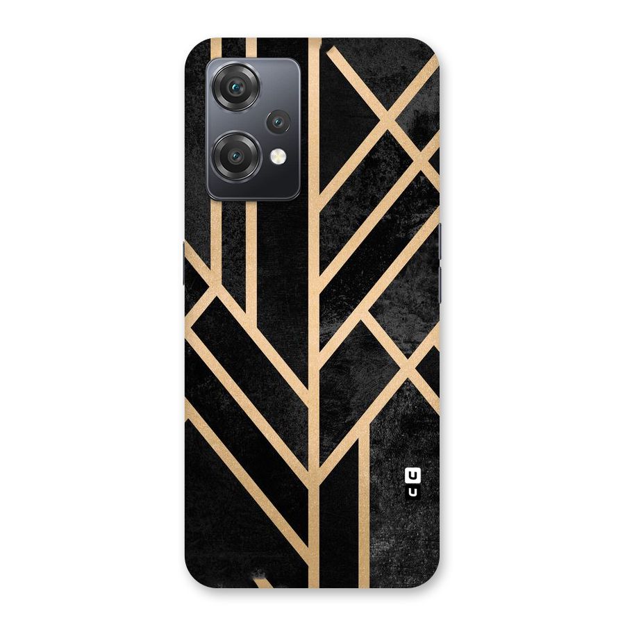 Tri Lines Gold Back Case for OnePlus Nord CE 2 Lite 5G