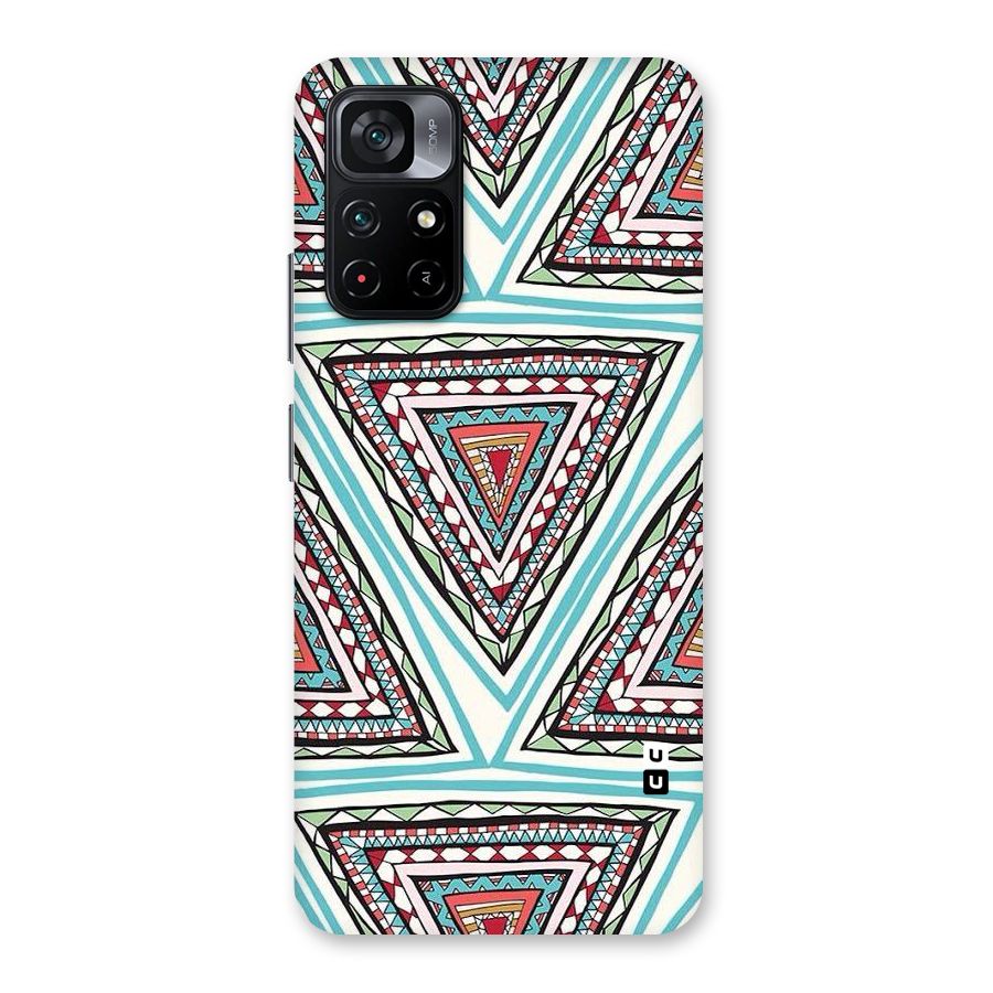 Triangle Abstract Mode Back Case for Poco M4 Pro 5G
