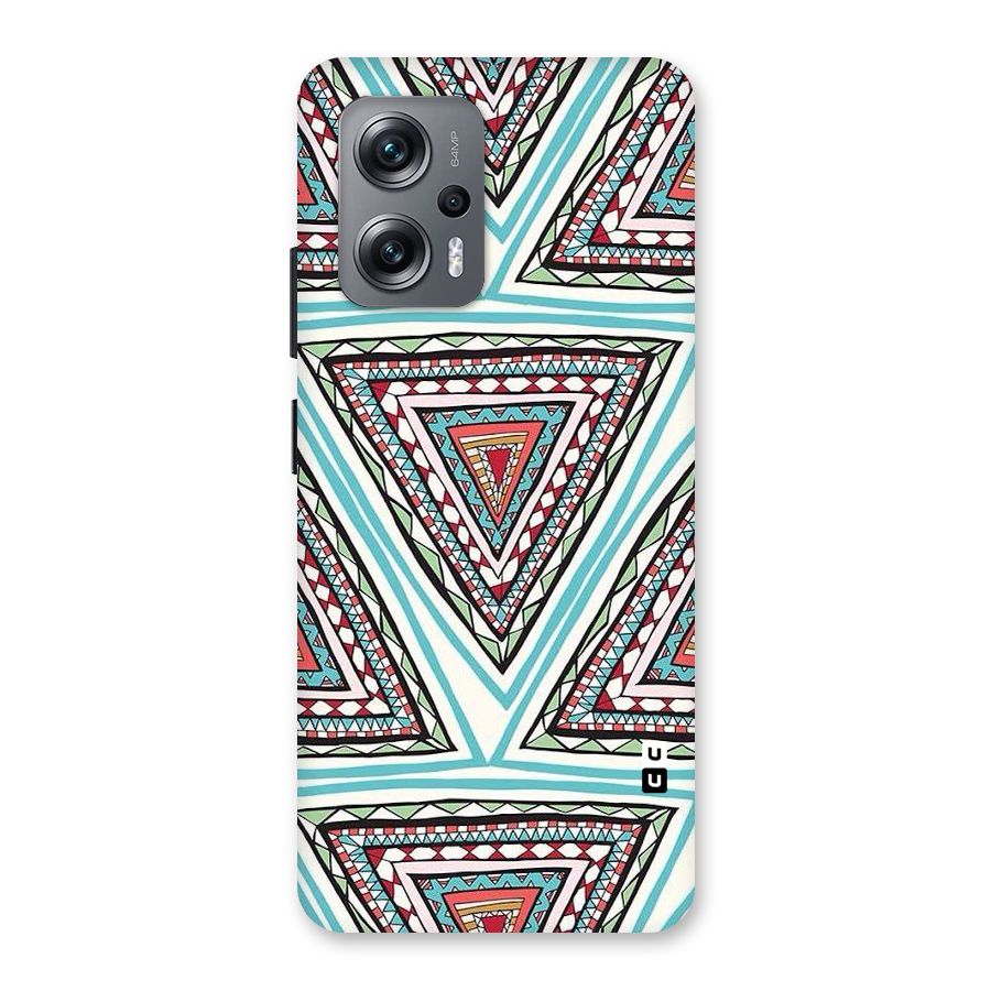 Triangle Abstract Mode Back Case for Redmi K50i