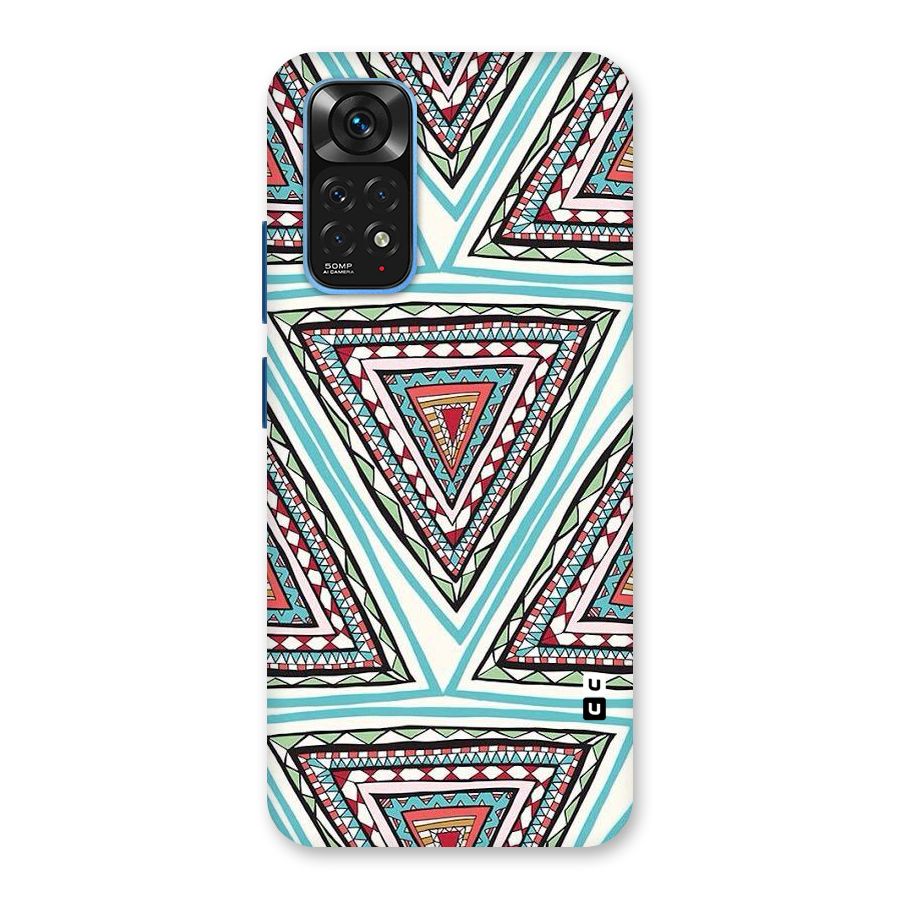 Triangle Abstract Mode Back Case for Redmi Note 11S