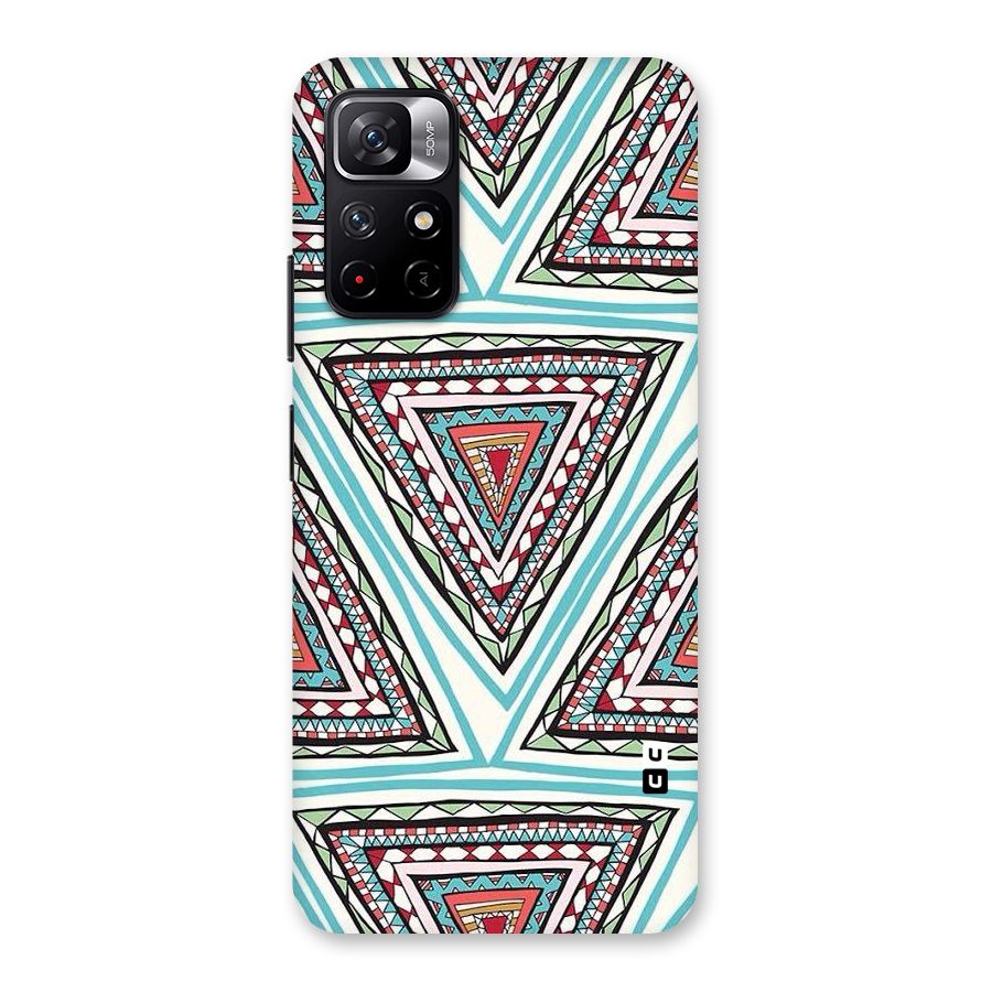 Triangle Abstract Mode Back Case for Redmi Note 11T 5G