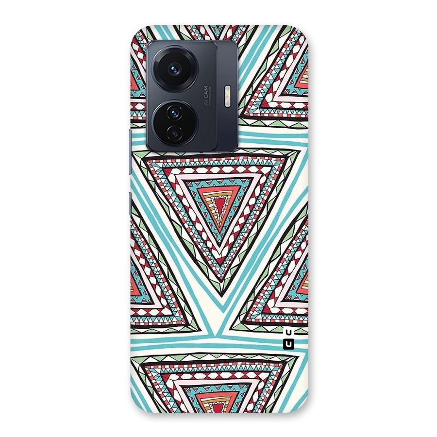 Triangle Abstract Mode Back Case for Vivo T1 Pro