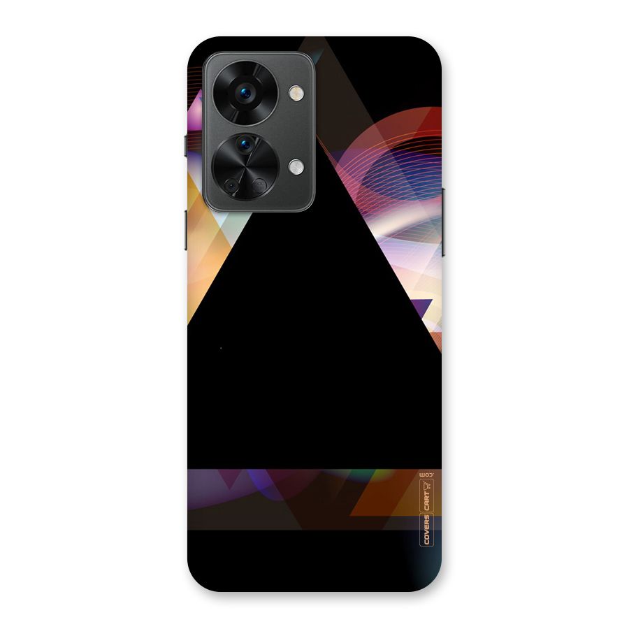 Triangle Black Abstract Back Case for OnePlus Nord 2T