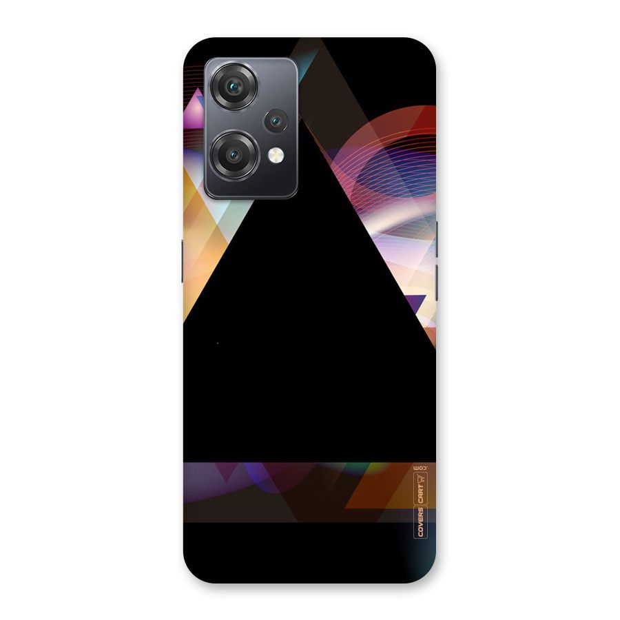 Triangle Black Abstract Back Case for OnePlus Nord CE 2 Lite 5G