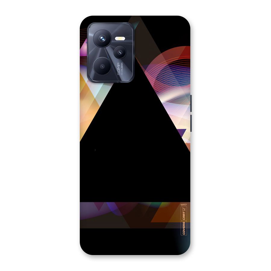 Triangle Black Abstract Back Case for Realme C35