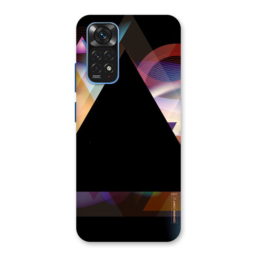 Triangle Black Abstract Back Case for Redmi Note 11S