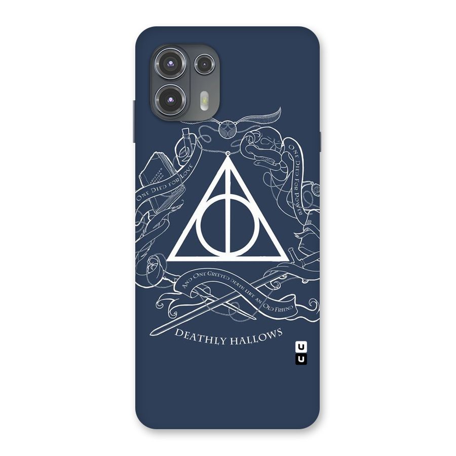 Triangle Blue Back Case for Motorola Edge 20 Fusion