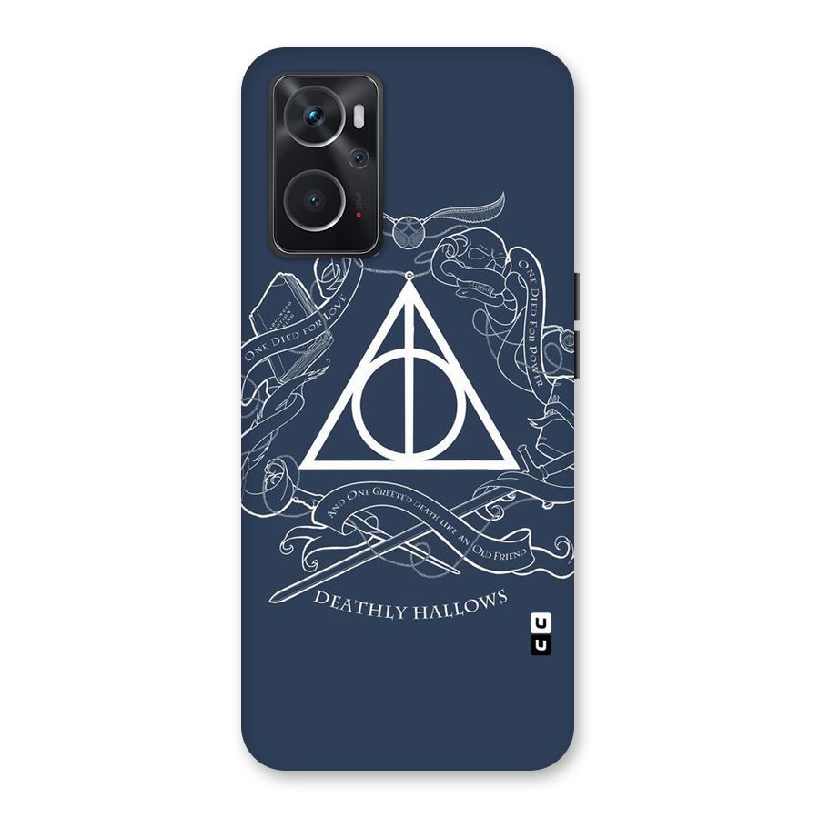 Triangle Blue Back Case for Oppo K10 4G