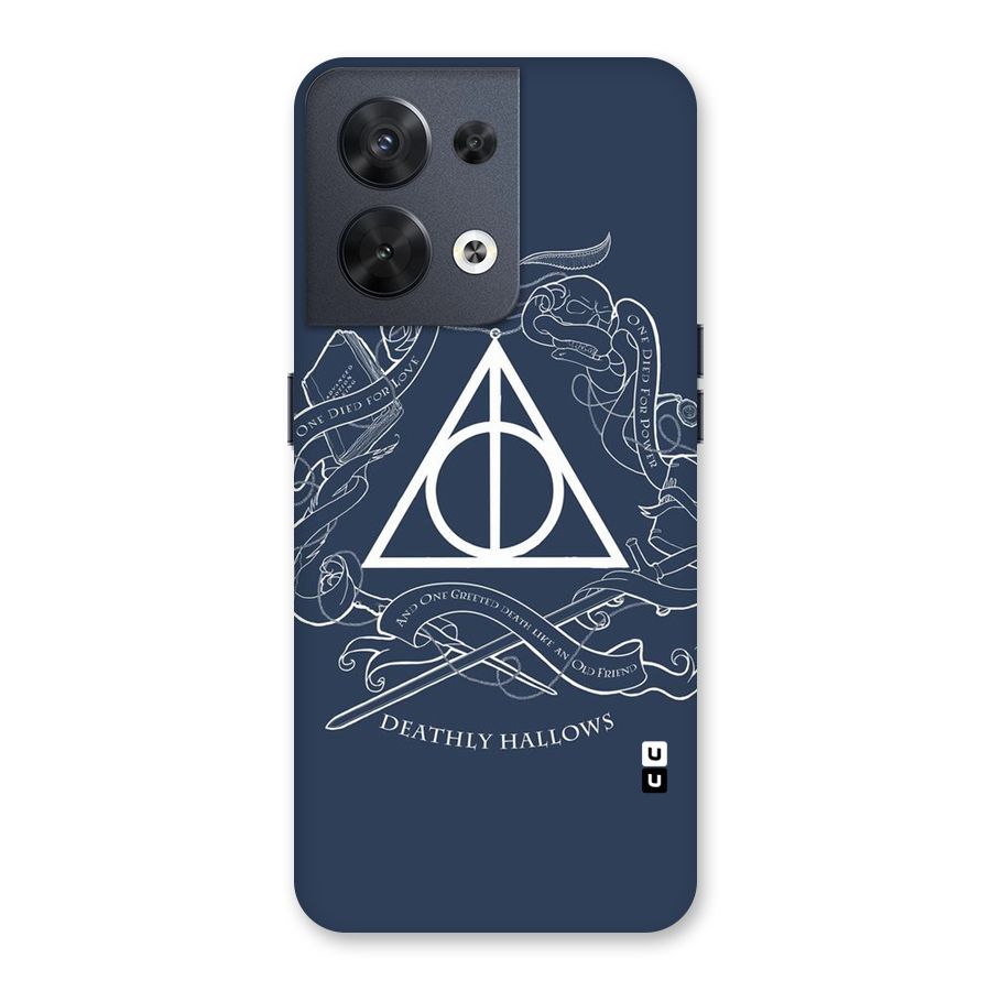 Triangle Blue Back Case for Oppo Reno8 5G