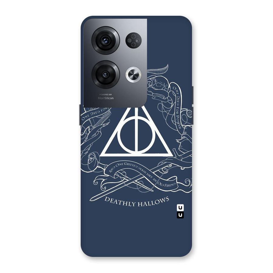 Triangle Blue Back Case for Oppo Reno8 Pro 5G
