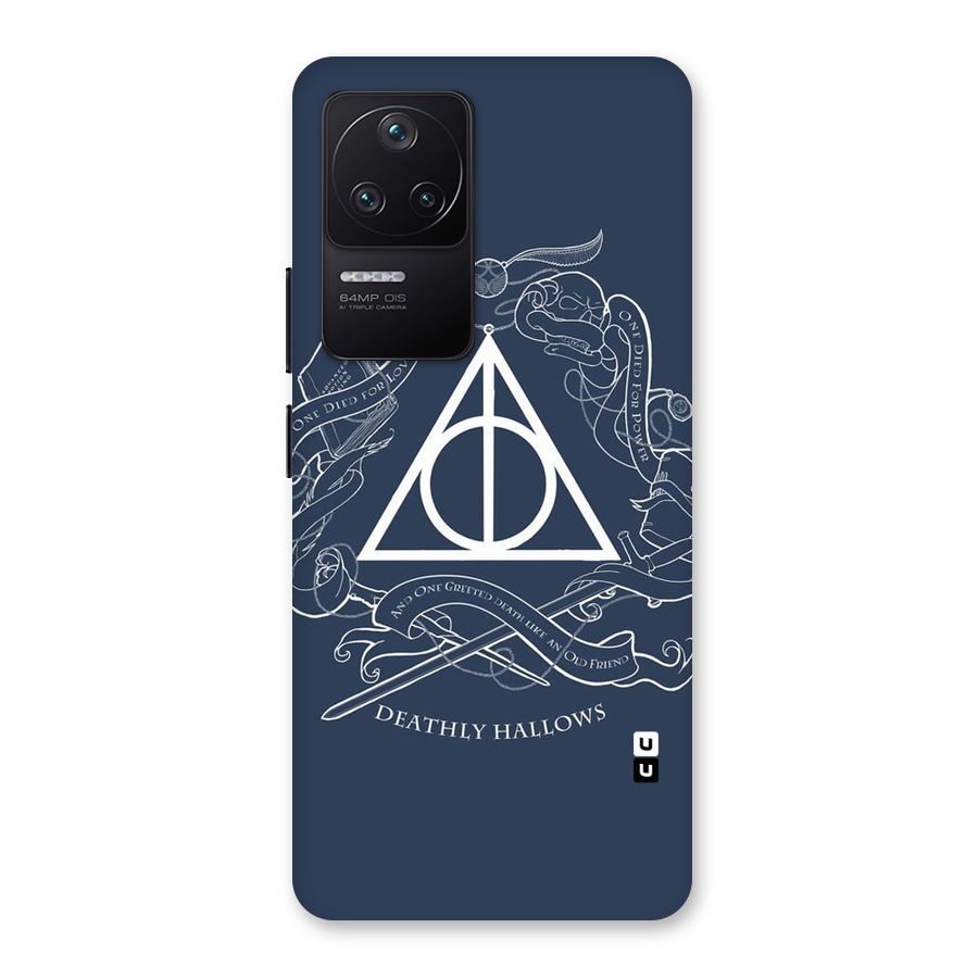 Triangle Blue Back Case for Poco F4 5G
