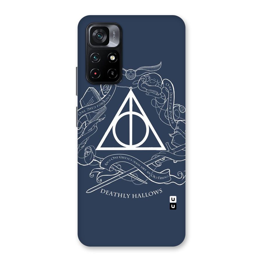 Triangle Blue Back Case for Poco M4 Pro 5G