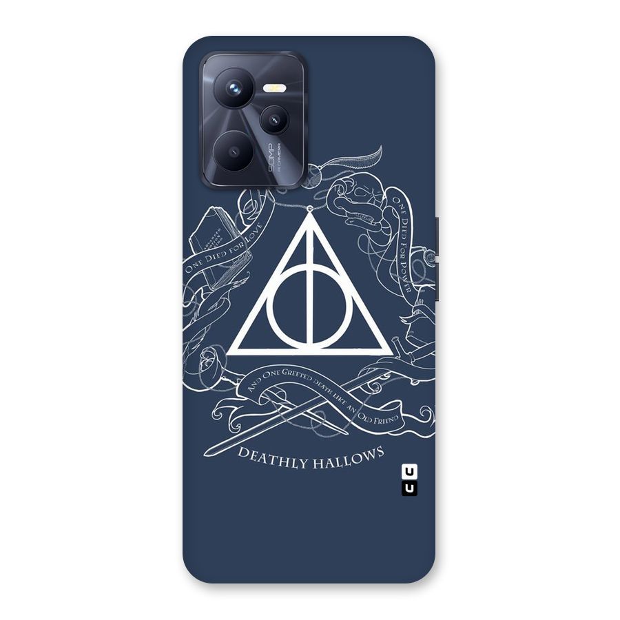 Triangle Blue Back Case for Realme C35