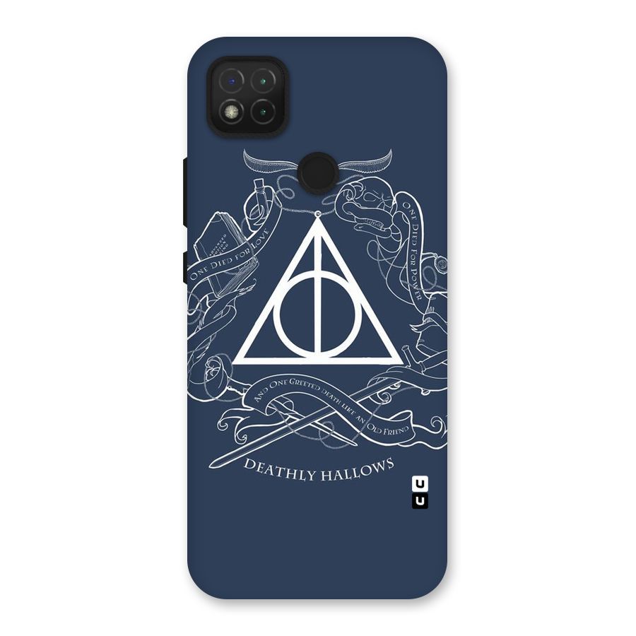 Triangle Blue Back Case for Redmi 9 Activ