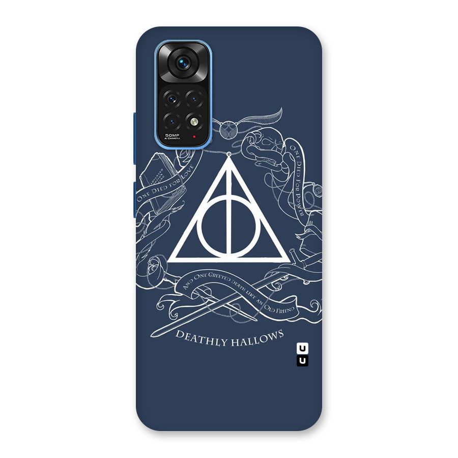 Triangle Blue Back Case for Redmi Note 11S