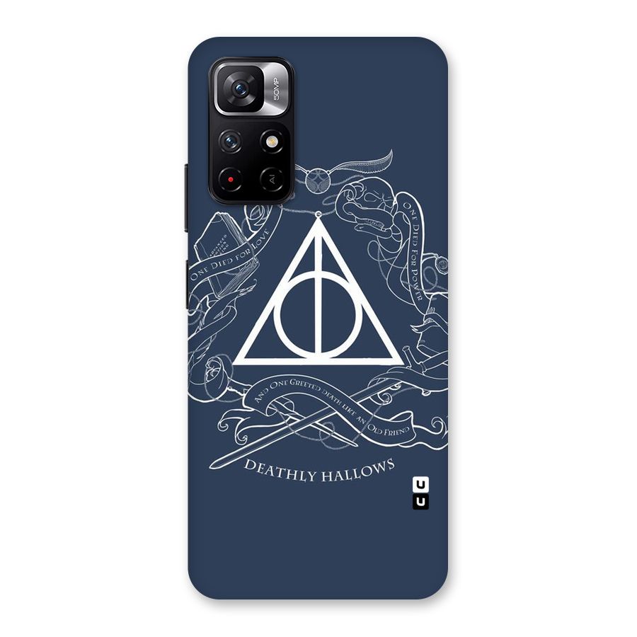 Triangle Blue Back Case for Redmi Note 11T 5G