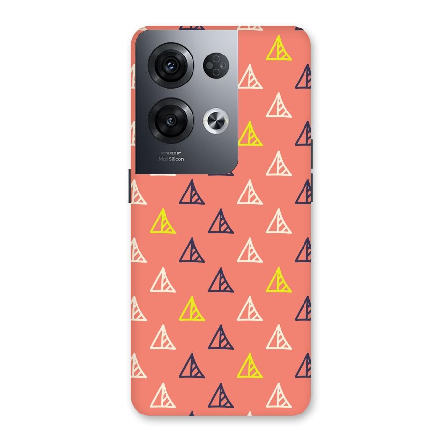 Triangular Boho Pattern Back Case for Oppo Reno8 Pro 5G