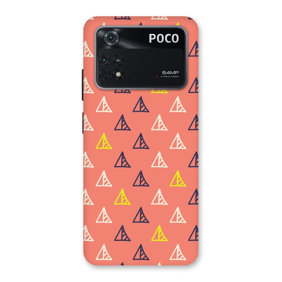 Triangular Boho Pattern Back Case for Poco M4 Pro 4G